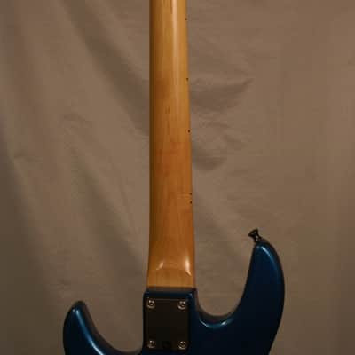 Peavey Foundation 1980's Blue electric bass guitar MADE IN USA with a hardshell case Near Mint image 6