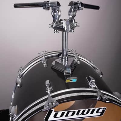 Vintage 1980s' Ludwig Power Toms Kit - Black image 6