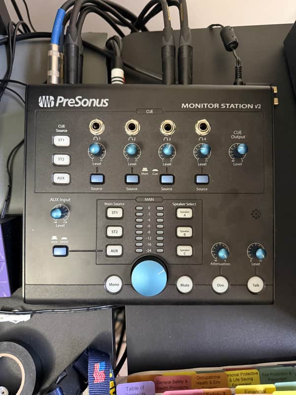 PreSonus Monitor Station V2 Desktop Monitor Controller 2014 - Present - Black image 1