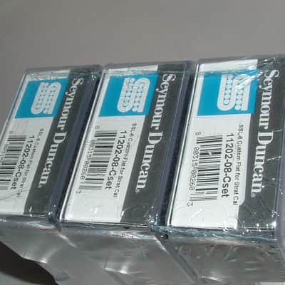 Seymour Duncan SSL-6 Custom Flat for Strat Pickup set (White) New with Warranty image 1