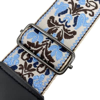 Shackles Embroidered Electric Guitar Strap - Adjustable Punk/Metal Style image 4