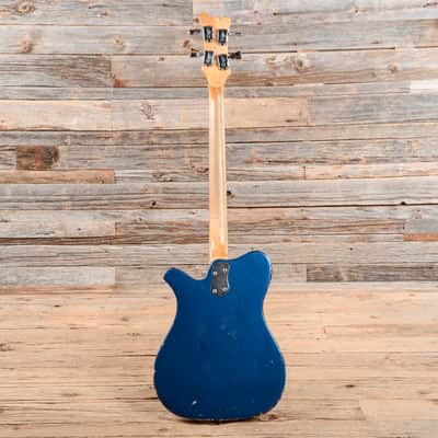 Mosrite Electric Bass Metallic Blue 1970s image 5