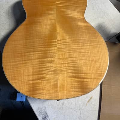 Guild F-250E Deluxe Westerly Jumbo Acoustic-Electric Guitar, read all - Blonde image 4
