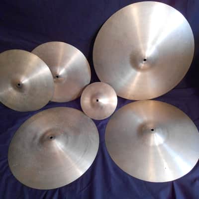 Buddy Rich's Complete A.Zildjian Cymbal Set 20, 2x18s, 14s, 8". Authenticated image 1