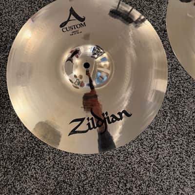 Zildjian 14" A Custom Hi-Hat Cymbals (Pair) image 2