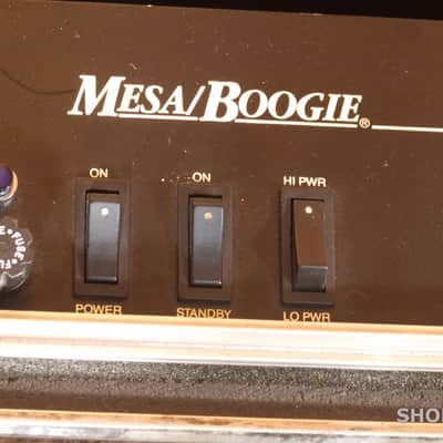 Mesa Boogie 50/50 STEREO TUBE POWER AMP + FLIGHT CASE Black image 3