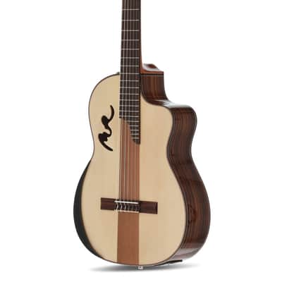 Manuel Rodriguez Cortado Santo Rosewood 4/4 Gloss E-Acoustic Cutaway (501462) image 5