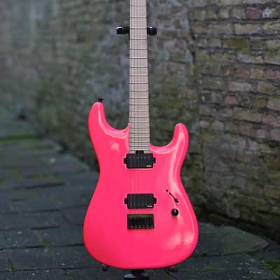 Charvel Sean Long Signature Pro-Mod San Dimas® Style 1 HH HT M - Neon Pink(1) image 12