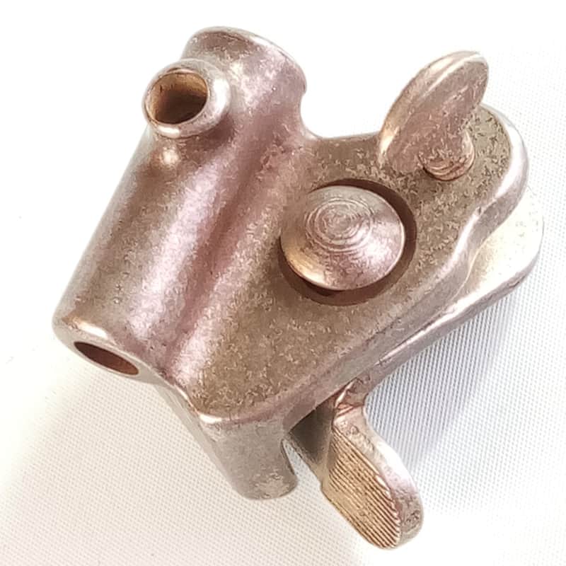 Slingerland Clamp-On Bass Drum Spur Mount Nickel Radio King 40s Hoop Leg/Spike image 1