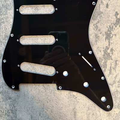 BMC Standard Stratocaster® Strat® Pickguard 3 Ply 11 Hole SSS Single Single Single Black [L24] image 1