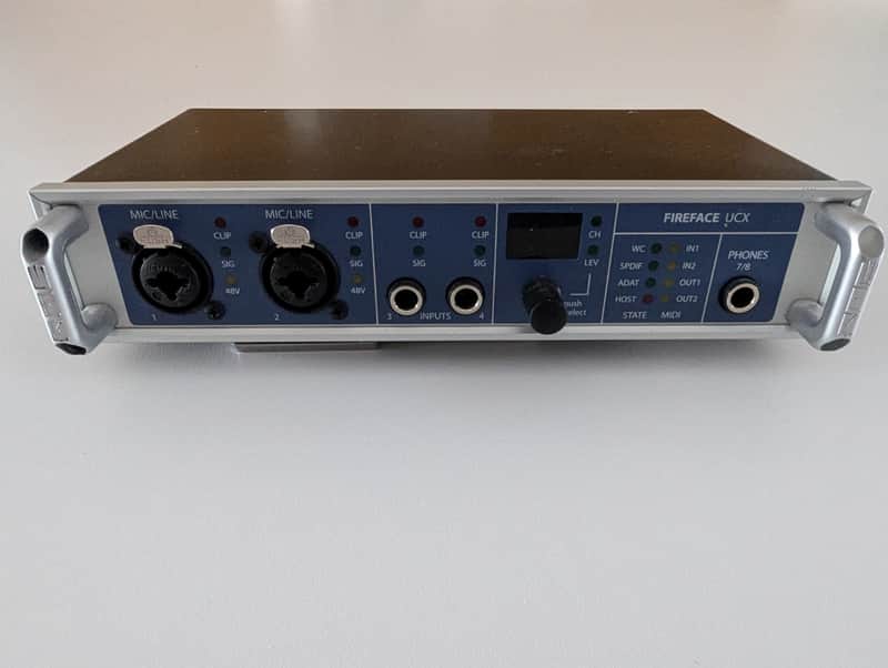 RME Fireface UCX Firewire / USB Audio Interface 2010s - Blue image 1