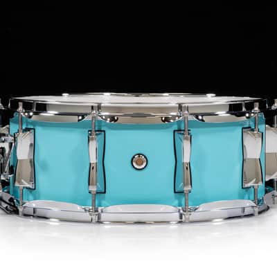 Yamaha Stage Custom 14"x5.5" Birch Snare - Matte Surf Green image 6