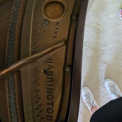 Harrington, Hardman, Peck & Co Baby Grand mid 1930's - Mahogany image 4