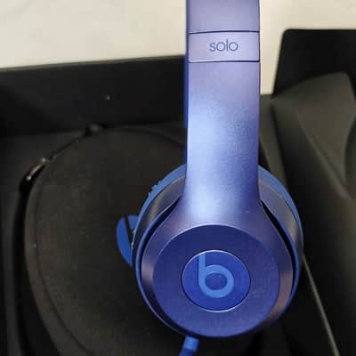 Beats by Dr. Dre Solo 2 Wired B0518 - Sky Blue - In Box image 8