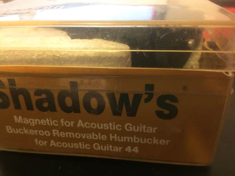 Shadow Model 44 Buckaroo Humbucker for acoustic guitar 1980s old stock w box image 1