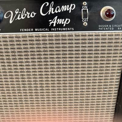 Fender Vibro Champ 6-Watt 1x8" Guitar Combo 1964 - 1967 - Black Panel image 2