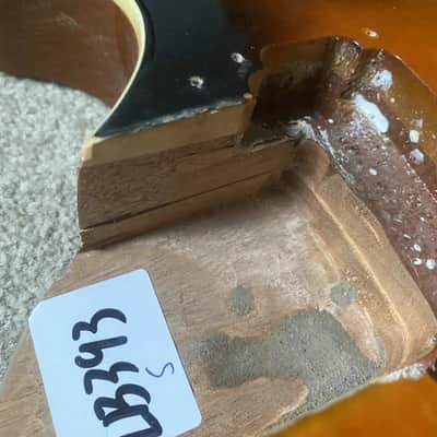 Single Cut Guitar Body, Sunburst, Flamed Maple, Mahogany image 12
