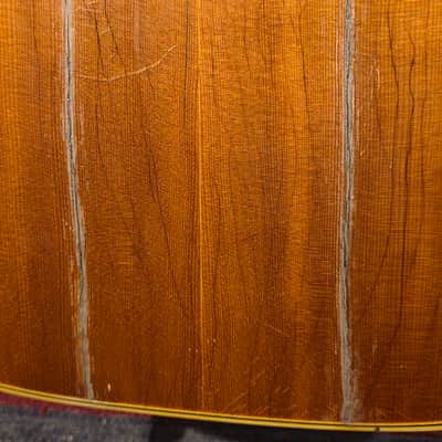 Vintage 1967 Epiphone FT-85 Serenader Natural w/ Original Chipboard Case image 9
