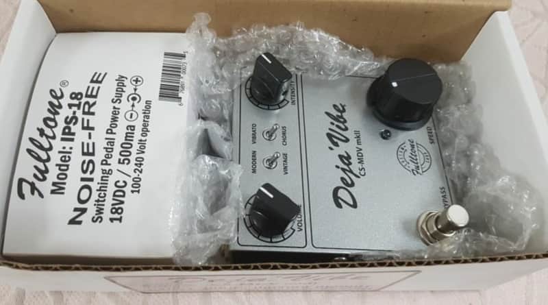 Fulltone Custom Shop Mini DejaVibe Mk II Rotary Speaker Pedal NOS image 1