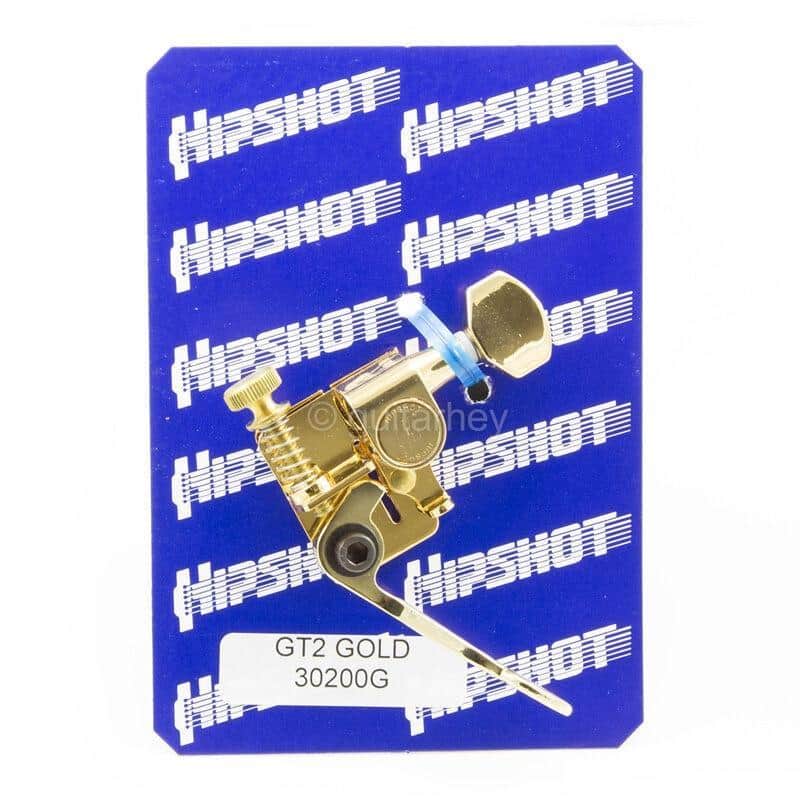 NEW Hipshot GT2 Guitar Xtender Key Extender Detuner Drop E to D - GOLD image 1