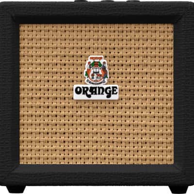Orange Crush Mini Battery-Powered Electric Guitar Combo Amplifier, 3W, Black image 1