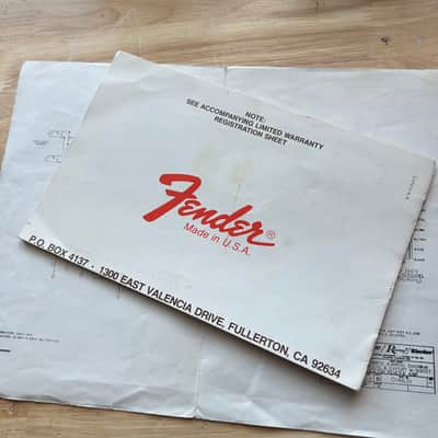 1970s Fender Princeton/Princeton Reverb Manual and Schematic Original image 3