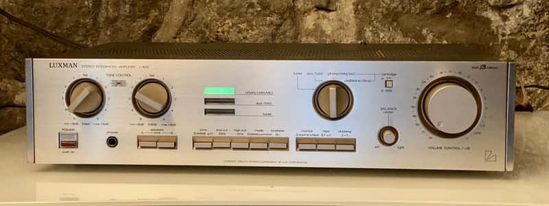 Vintage Champagne faced Luxman L-400 Stereo (55 WPC) | Reverb