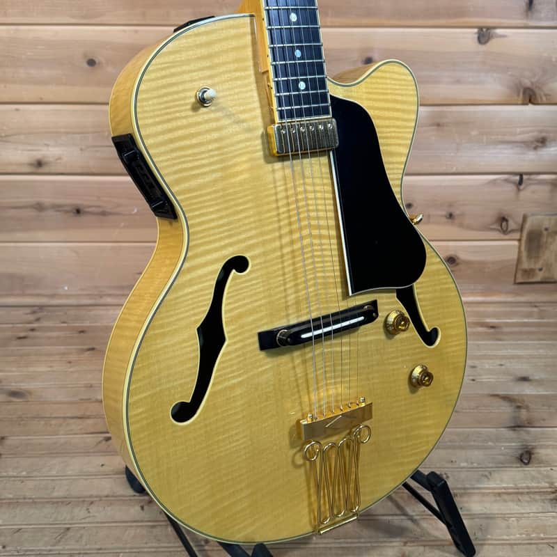 Yamaha 1998 AEX-1500 Electric Guitar USED - Natural image 1