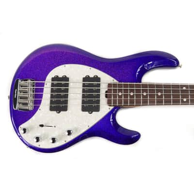 Ernie Ball Music Man StingRay 5HH Special - Violet Sparkle Burst - K09686 image 13