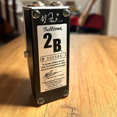 Fulltone 2B Boost with Limiter 2015 - Silver image 2
