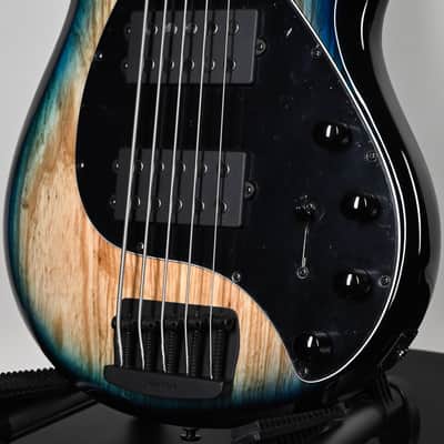 Ernie Ball Music Man StingRay Special 5 HH w/ Ebony Fretboard Bass Guitar- Mean Blue Burst 2026 (K10297) image 9
