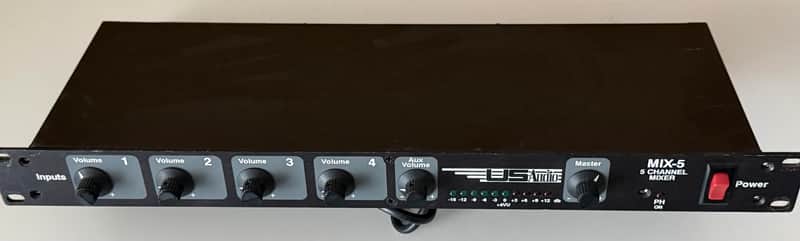 US Audio Mix 5 mic/line channels 5 channel mixer image 1