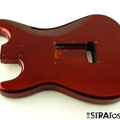Fender Standard Stratocaster Strat BODY Guitar Parts Poplar Candy Cola image 2