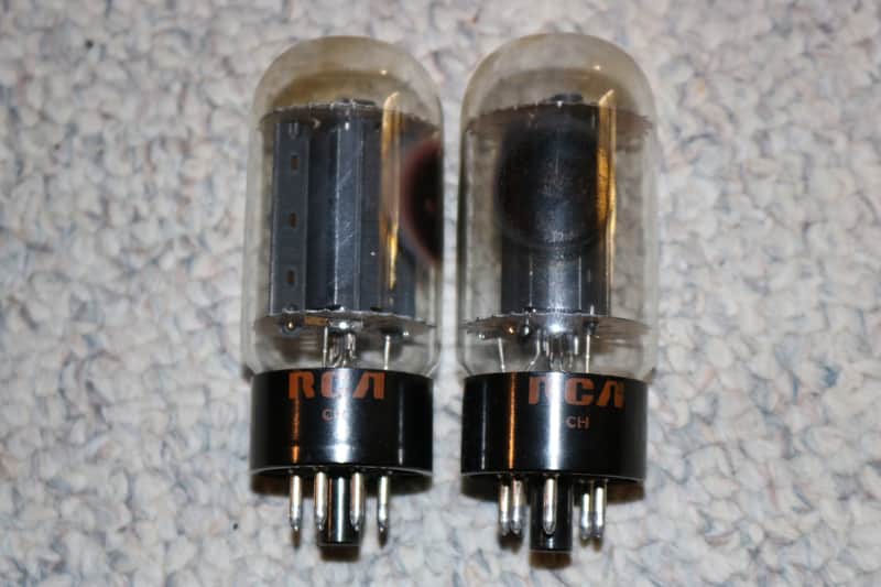 Vintage Original 1960s RCA 6L6 Tubes - From Fender Amp - No Tariffs image 1