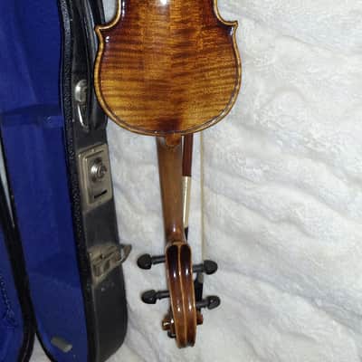 Vintage 1961 German Built Acoustic Violin Outfit (Stradivarius Model 271) 1/16 Fiddle image 4