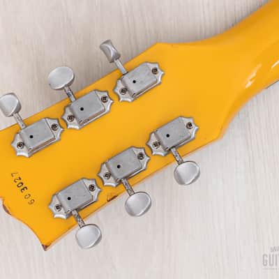 1996 Orville Les Paul Junior Double Cut LPJ-D65 TV Yellow w/ Bigsby B7, Gibson-Licensed Japan image 5