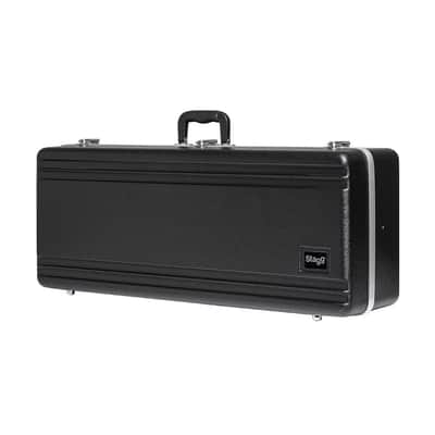 STAGG Medium Weight Black Plastic ABS Moulded Case For Tenor Saxophone Sax image 3