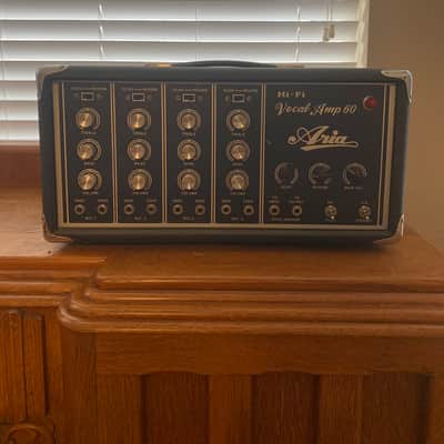 Aria Hi-Fi Vocal Amp 60 1960’s? Black Tolex image 1