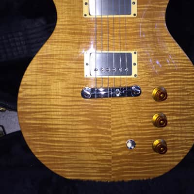 Hamer(USA) Archtop Studio 1994 Natural Blonde Flame (free shipping @ BIN price) image 8