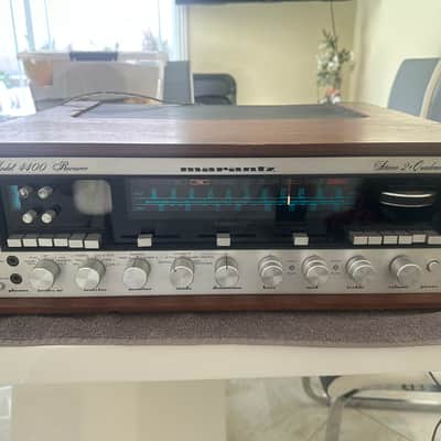 Marantz Model 4400 50-Watt Quadraphonic Solid-State Receiver 1974 - 1978 - Silver with Wood Case image 10