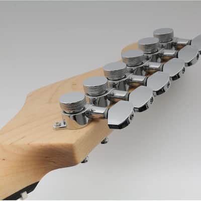 Pro 6 inline Guitar Locking Tuners String Tuning Pegs Machines Heads Set for Fender Strat Stratocaster Tele Telecaster Electric Guitar Parts,Chrome image 6