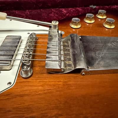 Gibson Custom Shop '65 Non-Reverse Firebird V Reissue with Maestro Vibrola 2021 - Present - Vintage Sunburst VOS image 8