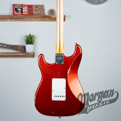 Fender Custom Shop '58 Stratocaster Relic - Faded Aged Candy Apple Red image 5
