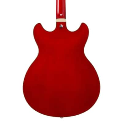 Mint Ibanez Artcore AS73 Semi-Hollow Electric Guitar - Transparent Cherry Red image 4