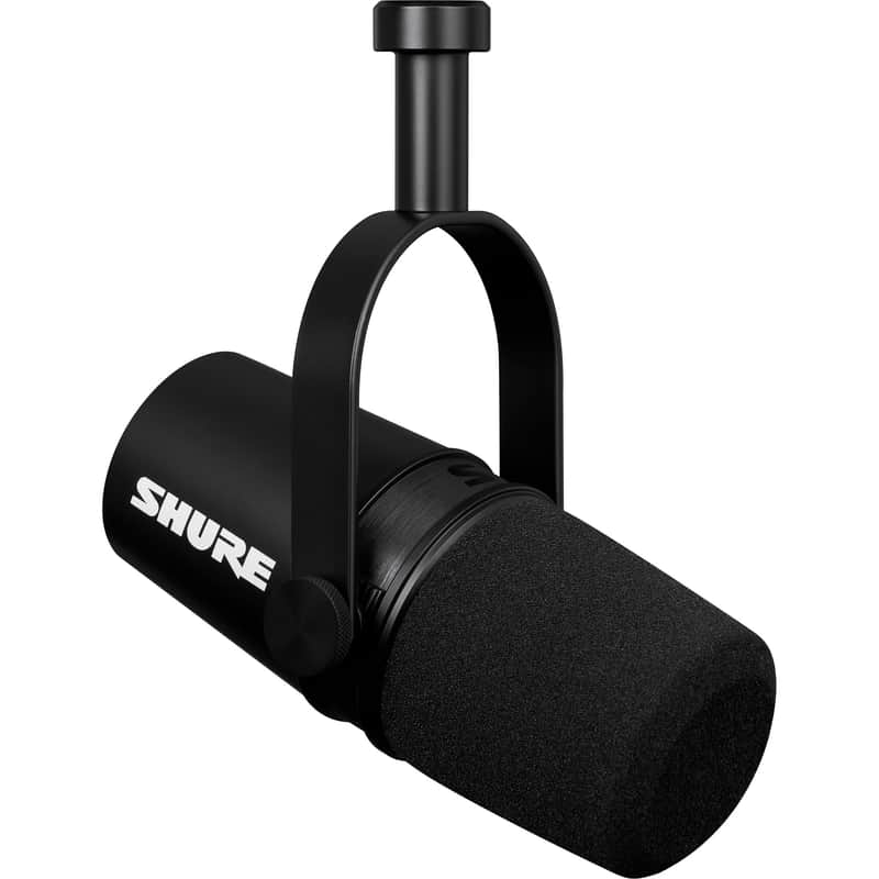 Shure MV7X Dynamic Broadcast Microphone - Black image 1