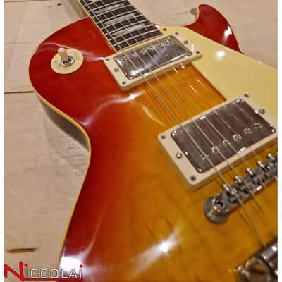 GIBSON 1960 Les Paul Standard Reissue VOS Washed Cherry Sunburst image 3