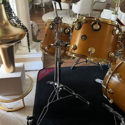 DW Collector's series 1993-1998 maple with brass rims 6 piece image 2