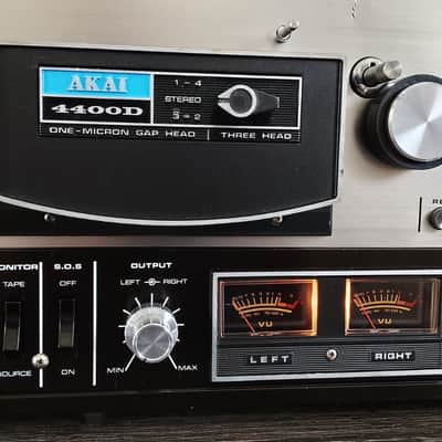 AKAI 4400D 1973 - 197✅Serviced 💥Warranty Rare Vintage Tape Recorder + 2 Reels image 3
