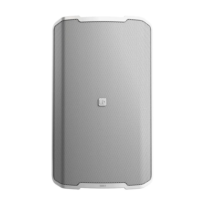 LD Systems DQOR 8 W 8 Inch Two-Way Passive Indoor/Outdoor Installation Loudspeaker, White image 1