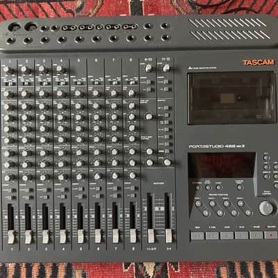 TASCAM Portastudio 488 MKII 8-Track Cassette Recorder 1990s - Gray image 1
